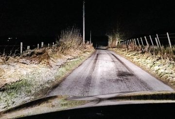Snow and ice on local roads