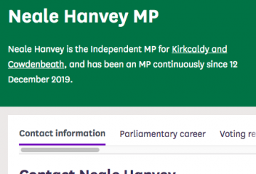 Neale Hanvey Independent MP