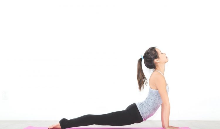 Lady doing Yoga Exercises