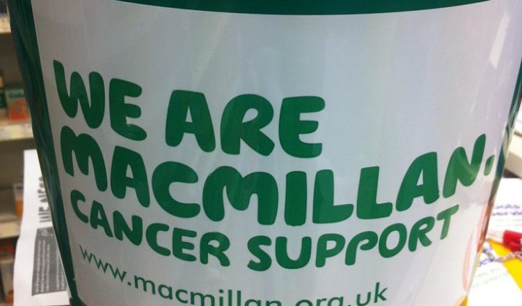 Coin bucket for Mcmillan Fund Raising event today